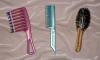 Hairbrushes and combs used for long hair