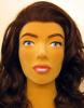 Poly Star Lady mannequin with molded eyes and lips