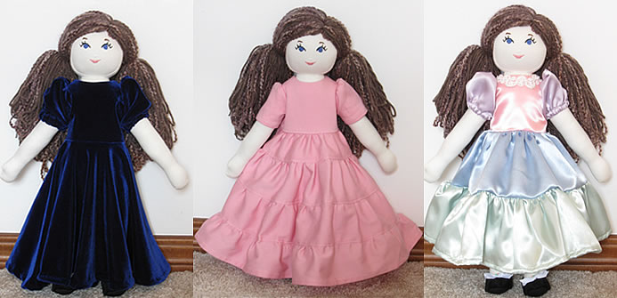 Handmade rag dolls